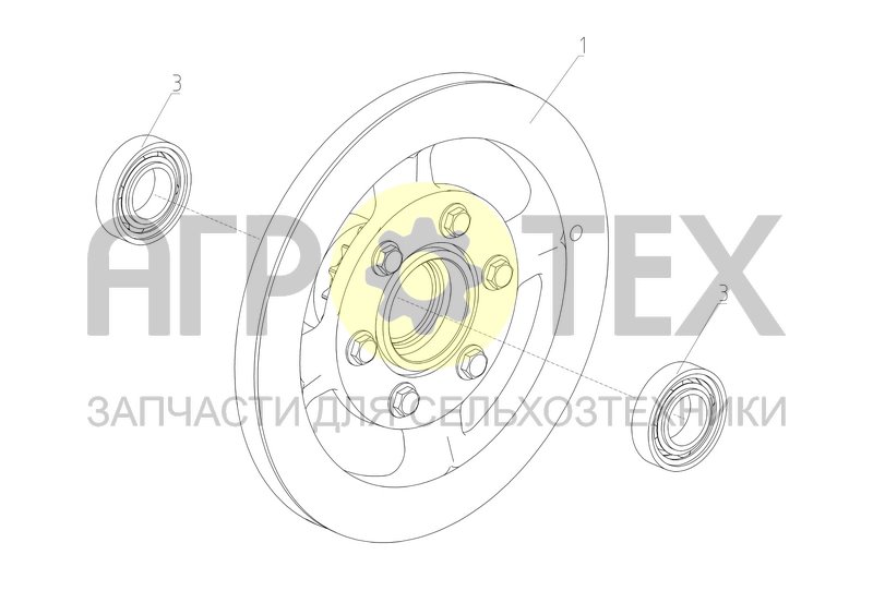 Чертеж Шкив (161.29.50.640)